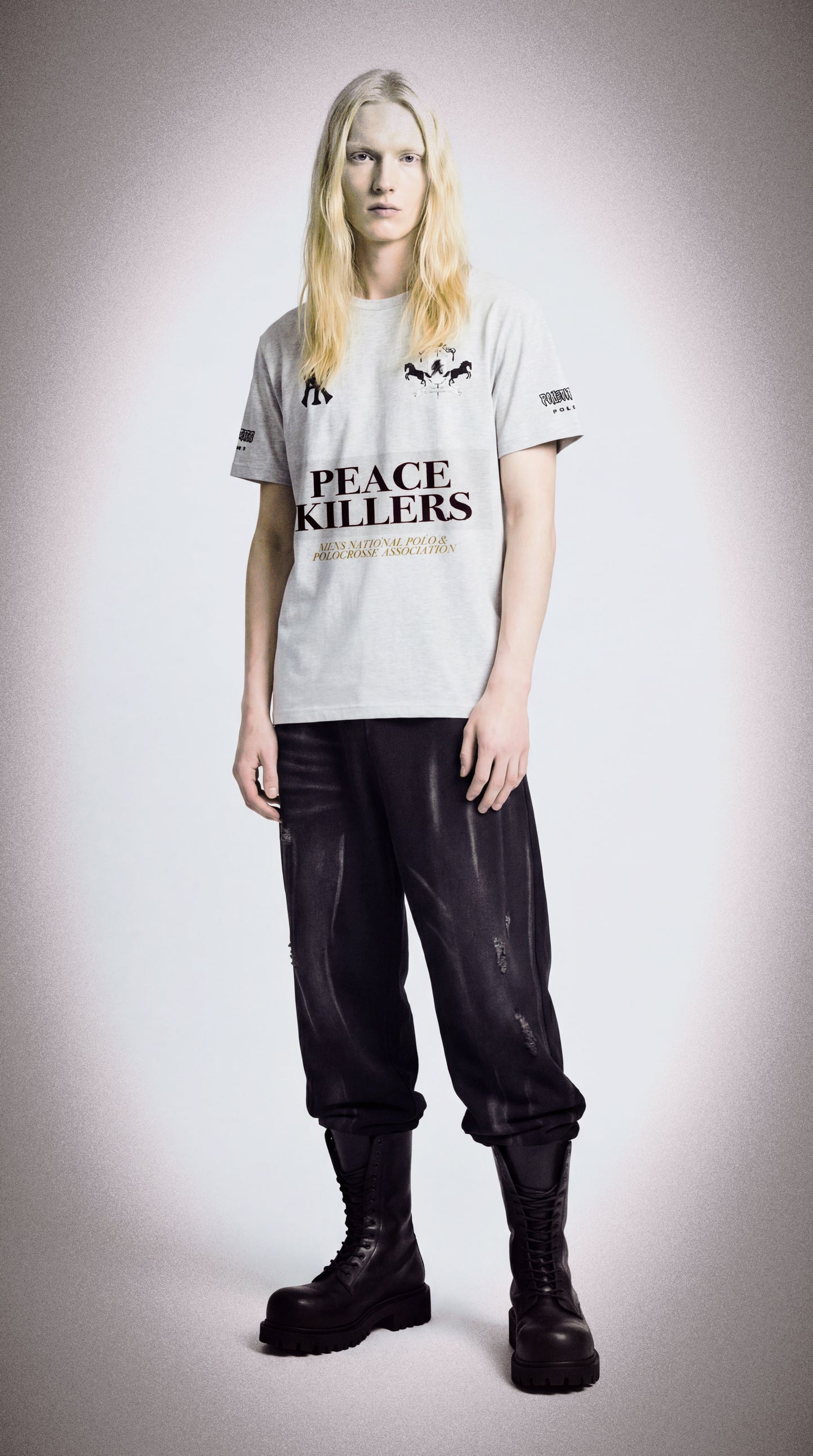Polocrosse & Derby collarless polo