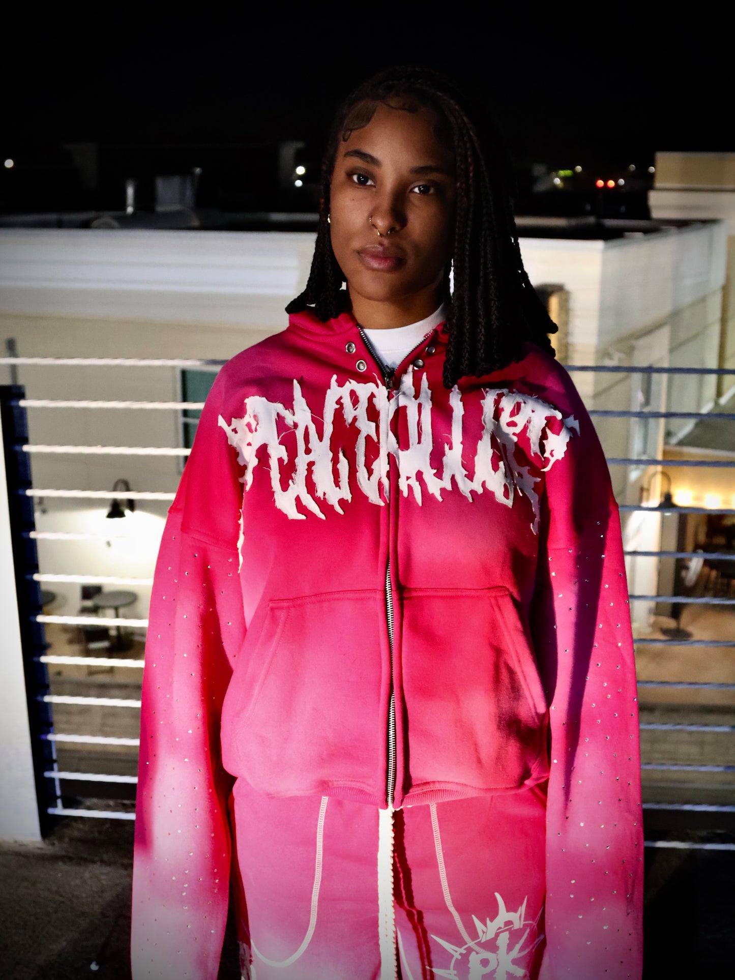 DYING DAHLIA UNITY ZIP UP
