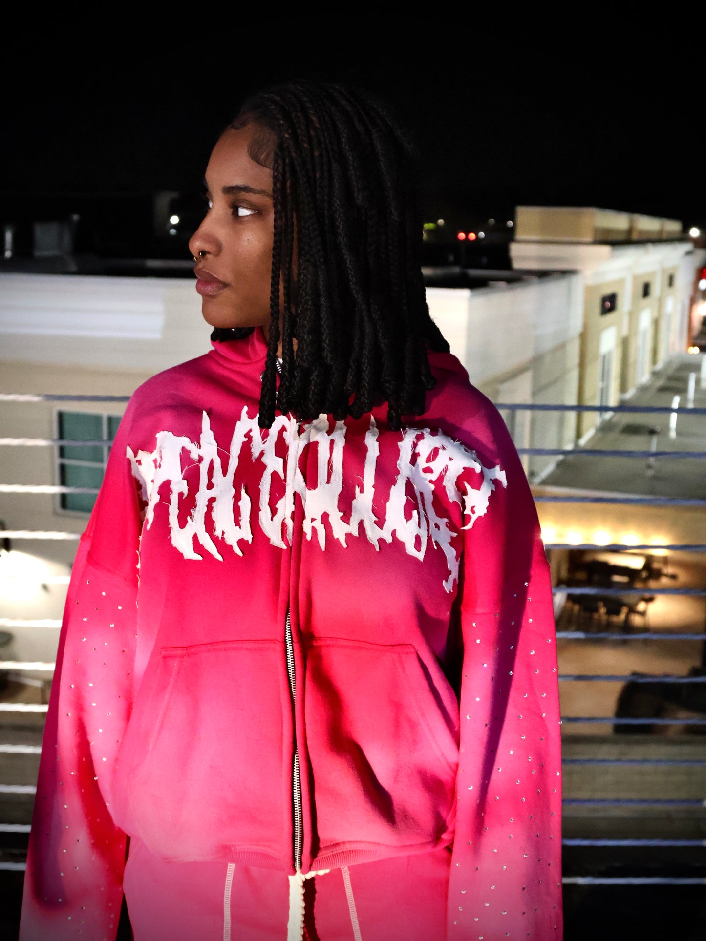 DYING DAHLIA UNITY ZIP UP